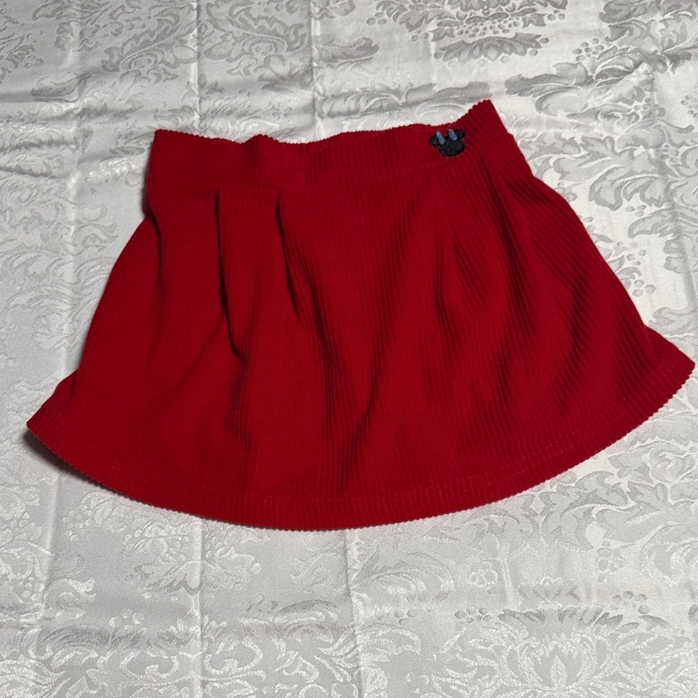 Disney Red Pleated Skirt 3T